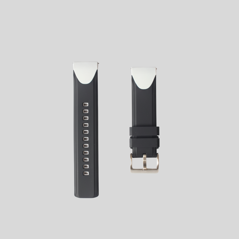 Dual Silicone Watch Strap -Samsung/Noise/Boat/Realme/OnePlus/Other - 22MM