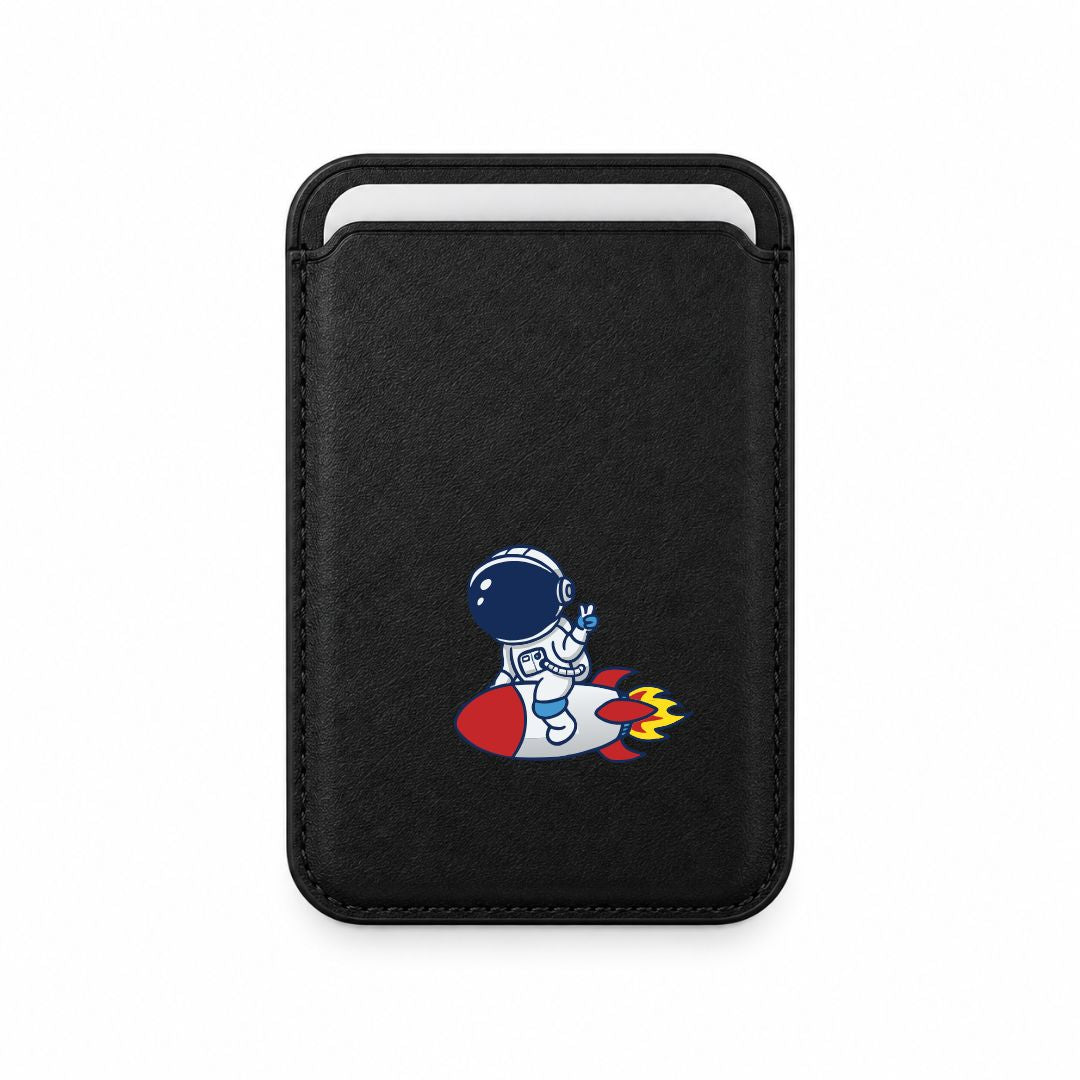 Magnetic Printed MagSafe Astro Kid Wallet Secondary image