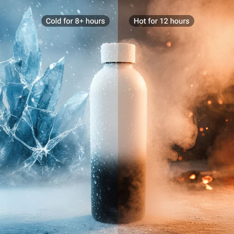 Soft Silicone Insulated Stainless Steel Vacuum Bottle