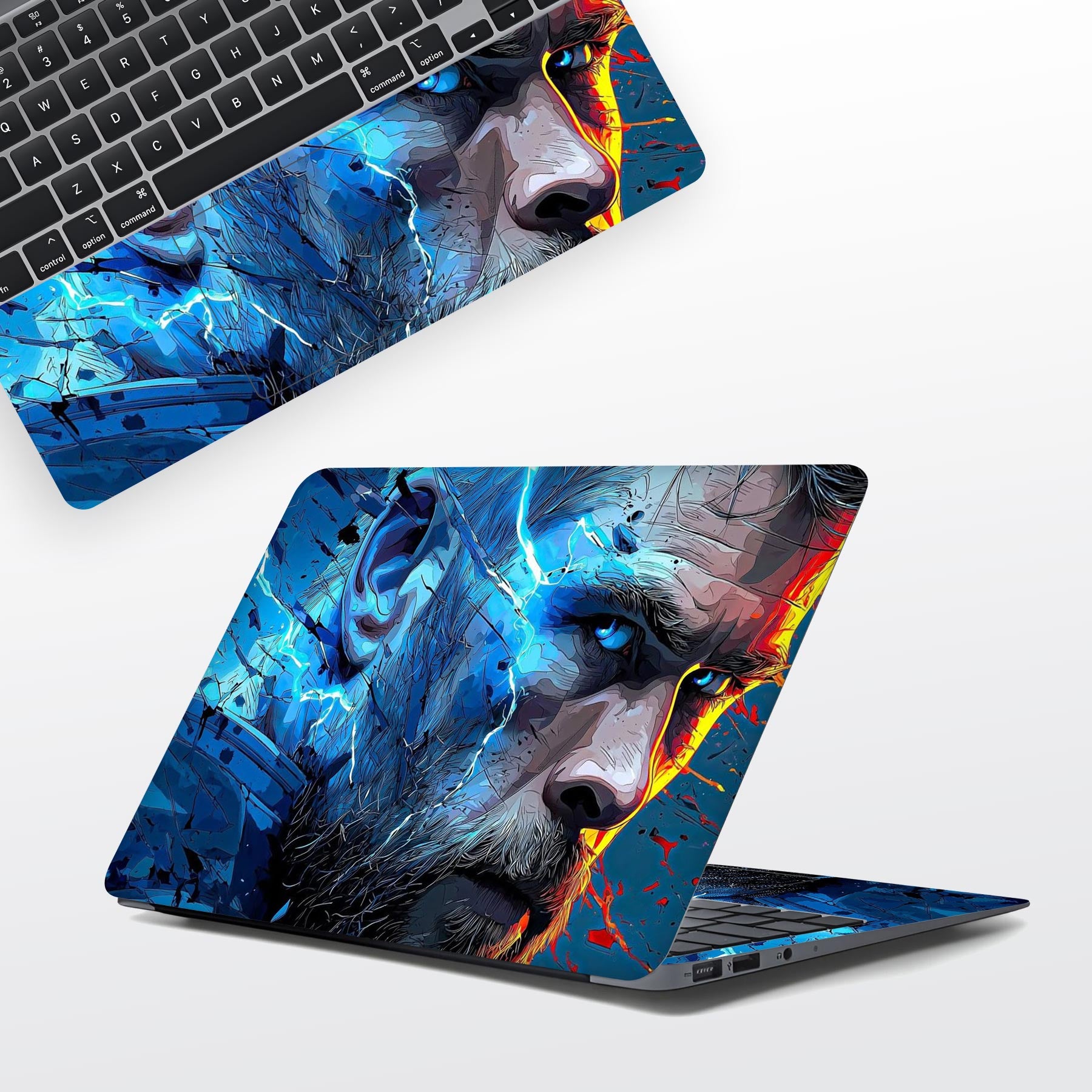 Customised Printed Laptop Skins & Wraps - WrapCart One stop destination for all printed laptop skins in India. Main image