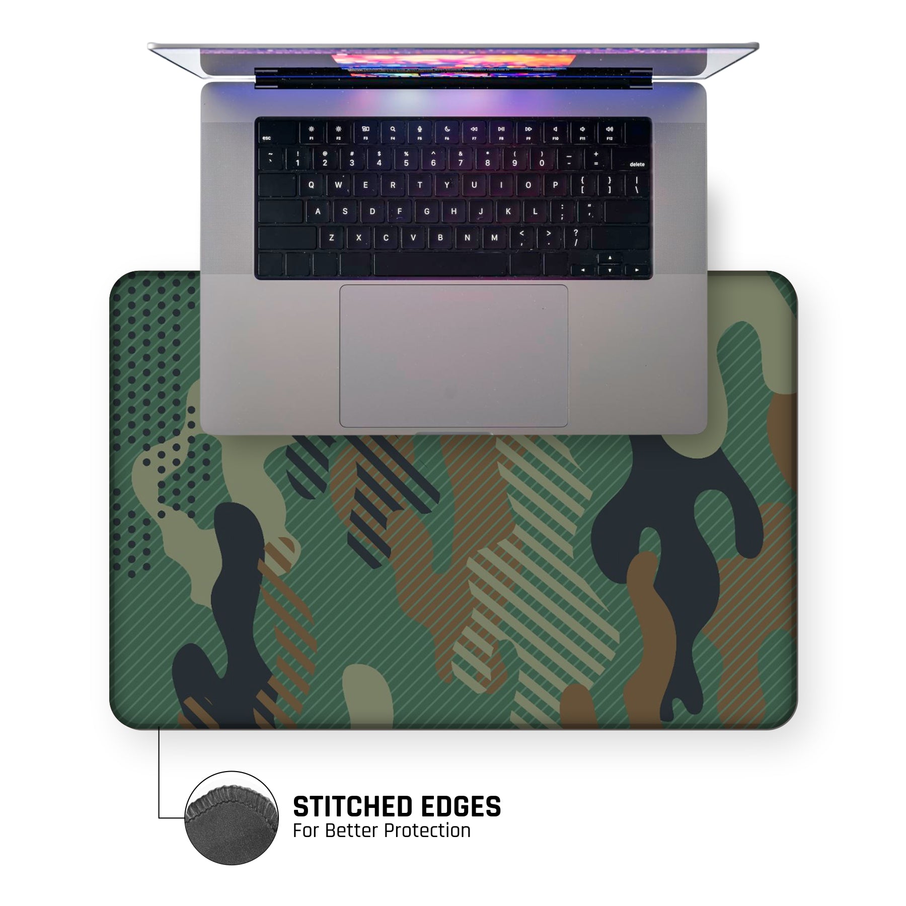 Military Green Camo Large Mouse Pad Main image