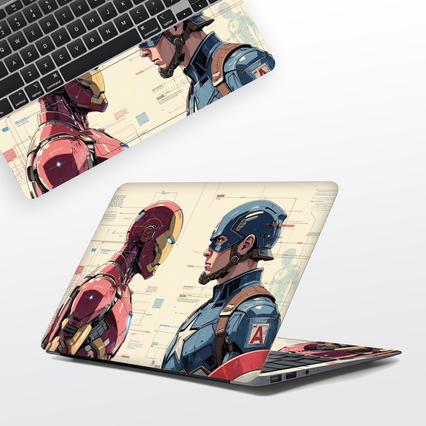 Iron Math Laptop Skins | WrapCart Full Body Laptop Skins For Asus Rog ...