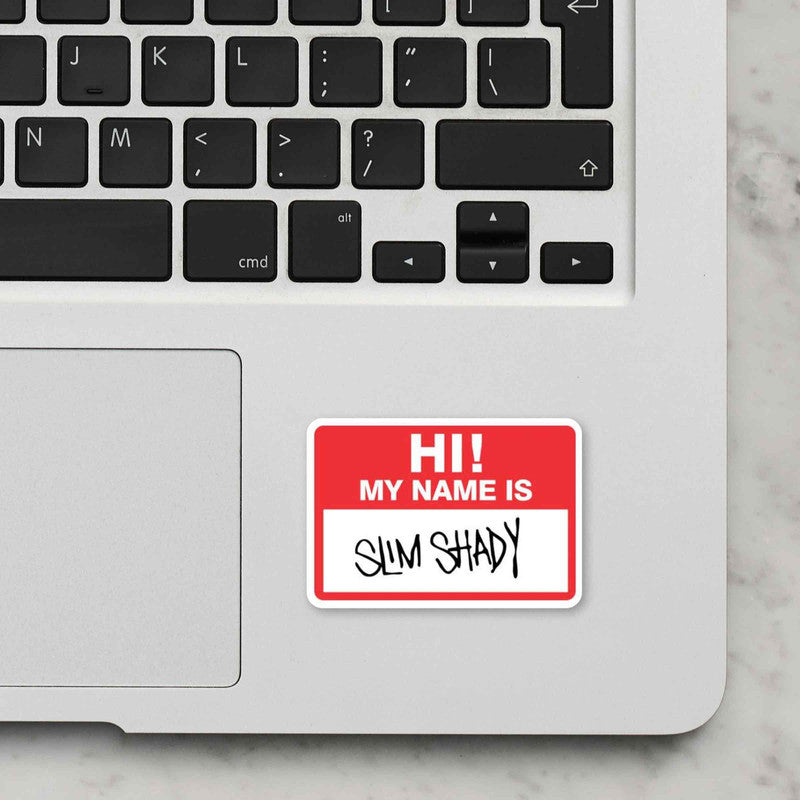 Slim Shady Laptop Sticker Main image