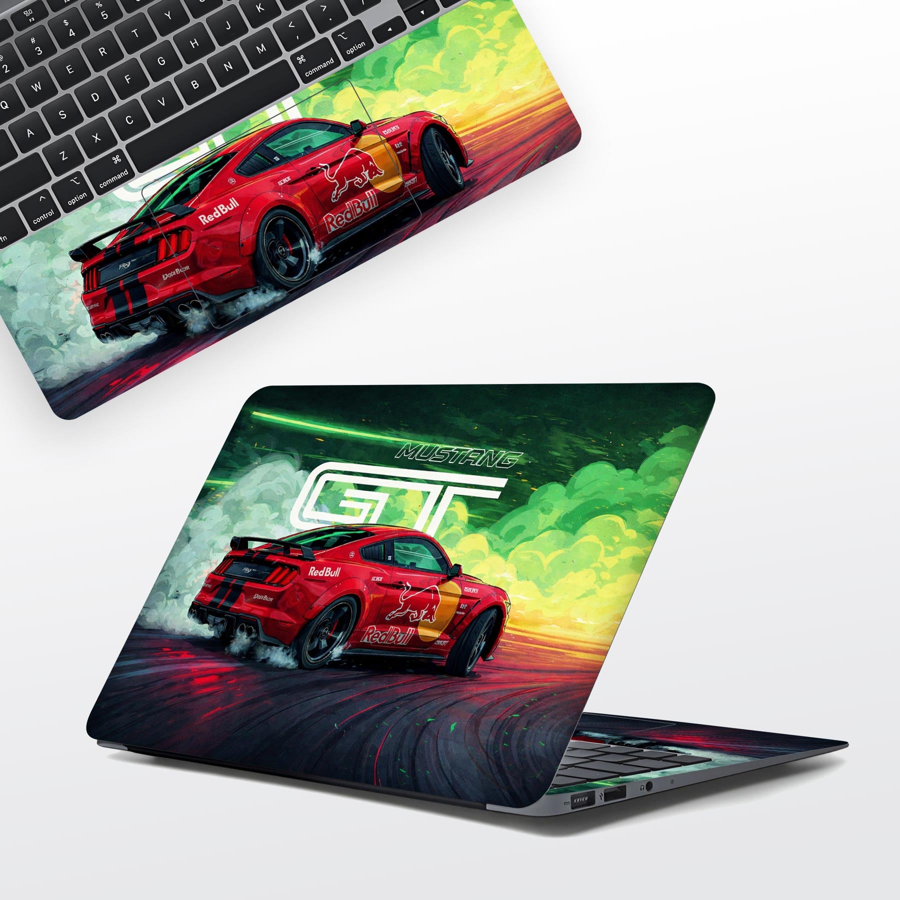 Neon Camouflage Laptop Skins | WrapCart Full Body Lenovo LOQ Laptop Skins Best Laptop Skins in India - WrapCart Main image
