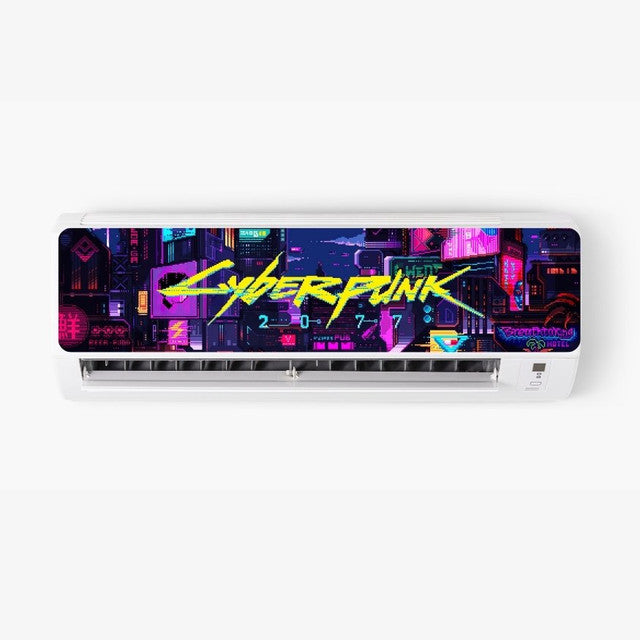 Cyber Punk AC Sticker - Split AC Decal | Air Conditioner Skin Sticker Main image