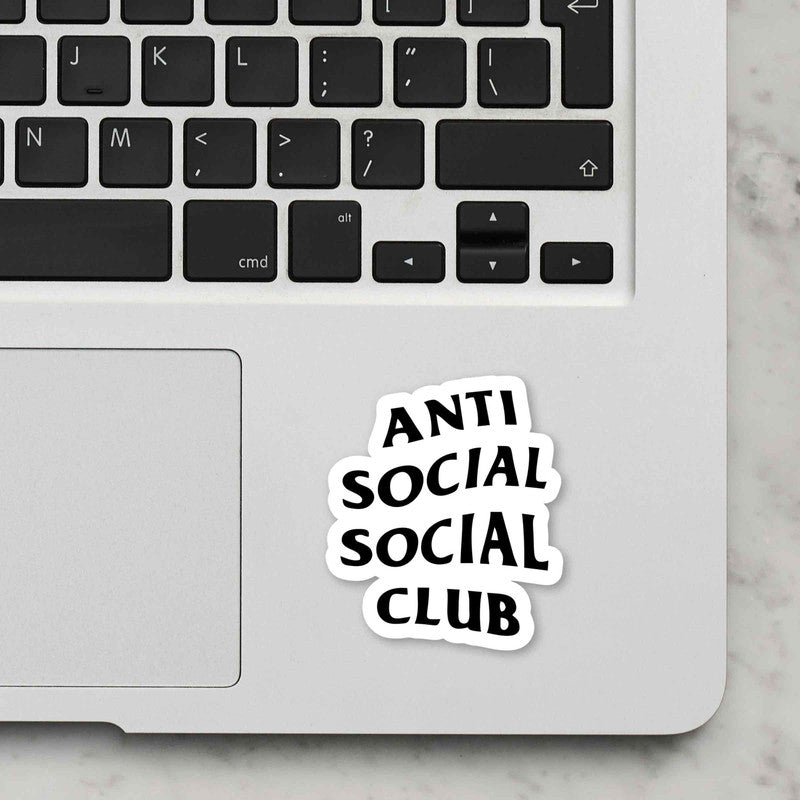 Social Club Laptop Sticker Main image