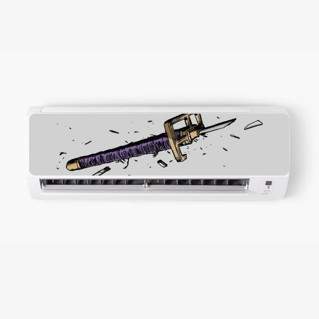 Sword AC Sticker - Split AC Decal | Air Conditioner Skin Sticker Main image