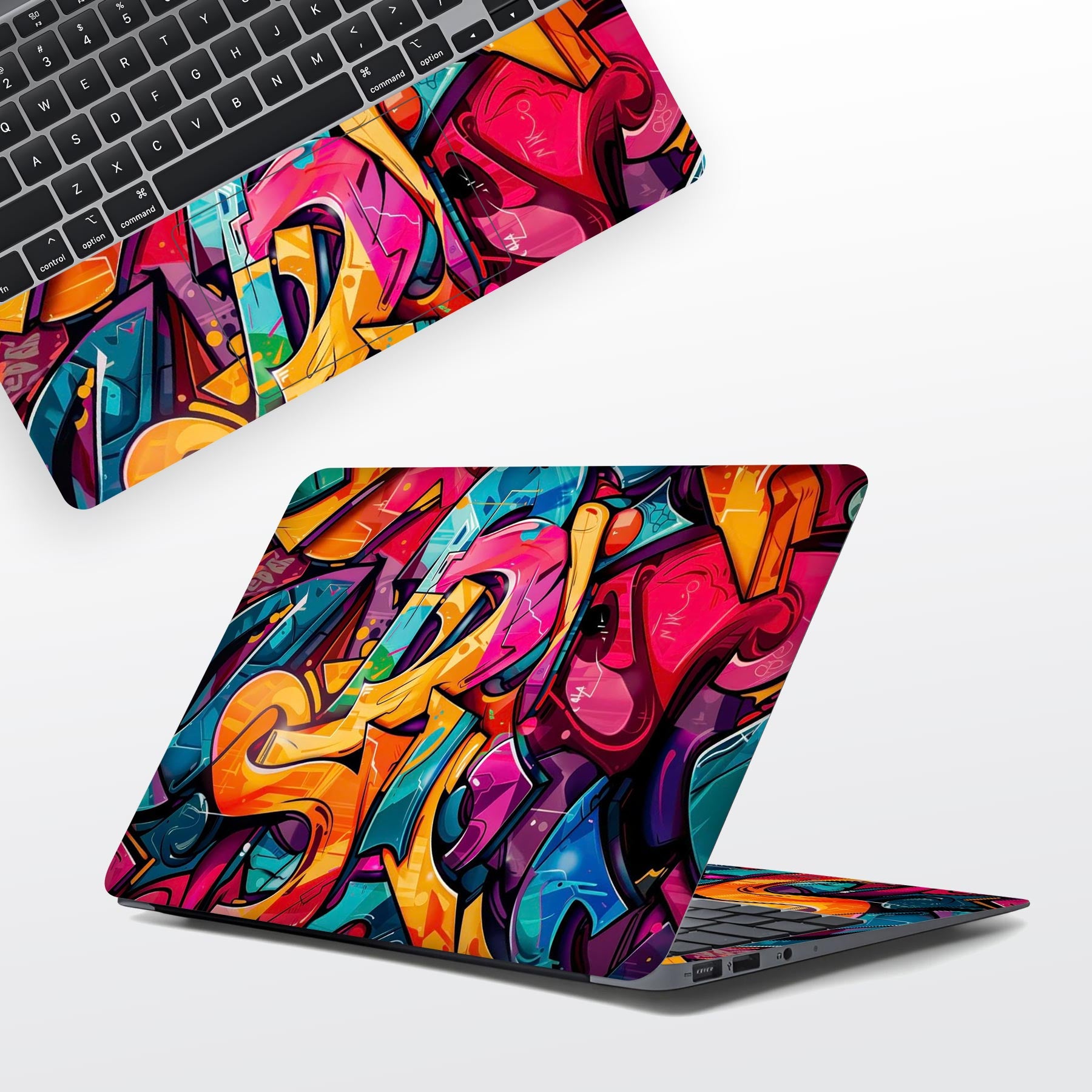 Soft Geometry Laptop Skins | WrapCart Full Body Legion Laptop Skins Best Laptop Skins in India - WrapCart Main image