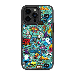 Blue Abstract Mobile Bumper Cover For iPhone & Samsung