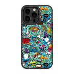 Blue Abstract Mobile Bumper Cover For Samsung S25 Ultra