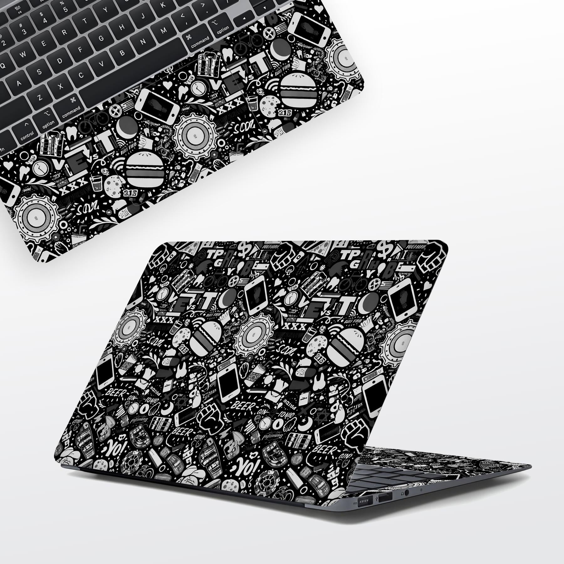 Urban Street Art Laptop Skins | WrapCart Full Body HP Laptop Skin Stickers Best Laptop Skins in India - WrapCart Main image