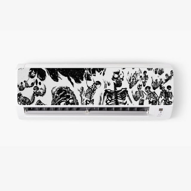 Skulls AC Sticker - Split AC Decal | Air Conditioner Skin Sticker Main image