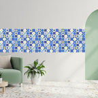 Blue Tiles Wall Sticker