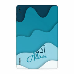 Arabic Waves Custom Name Tab Skin