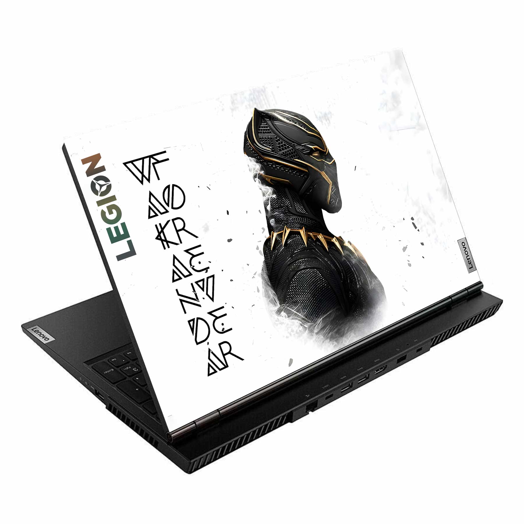 White Wakanda Ideapad Gaming 3 15ARH05 15IAH05 Laptop Skin Main image