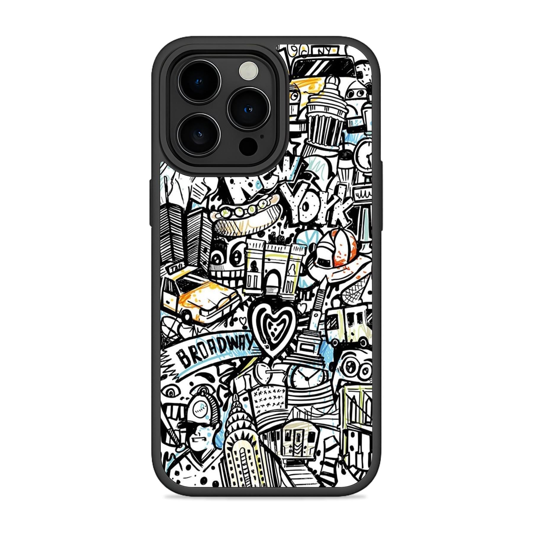 Broadway Abstract Mobile Bumper Cover For Samsung S24 Ultra Main image
