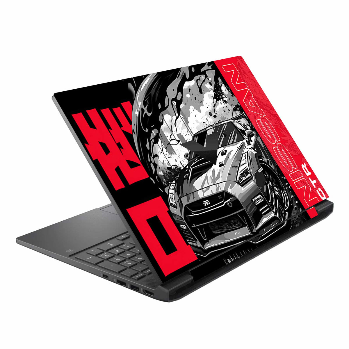 Red & Black HP Victus 15 FD Series & FC Series Laptop Skins