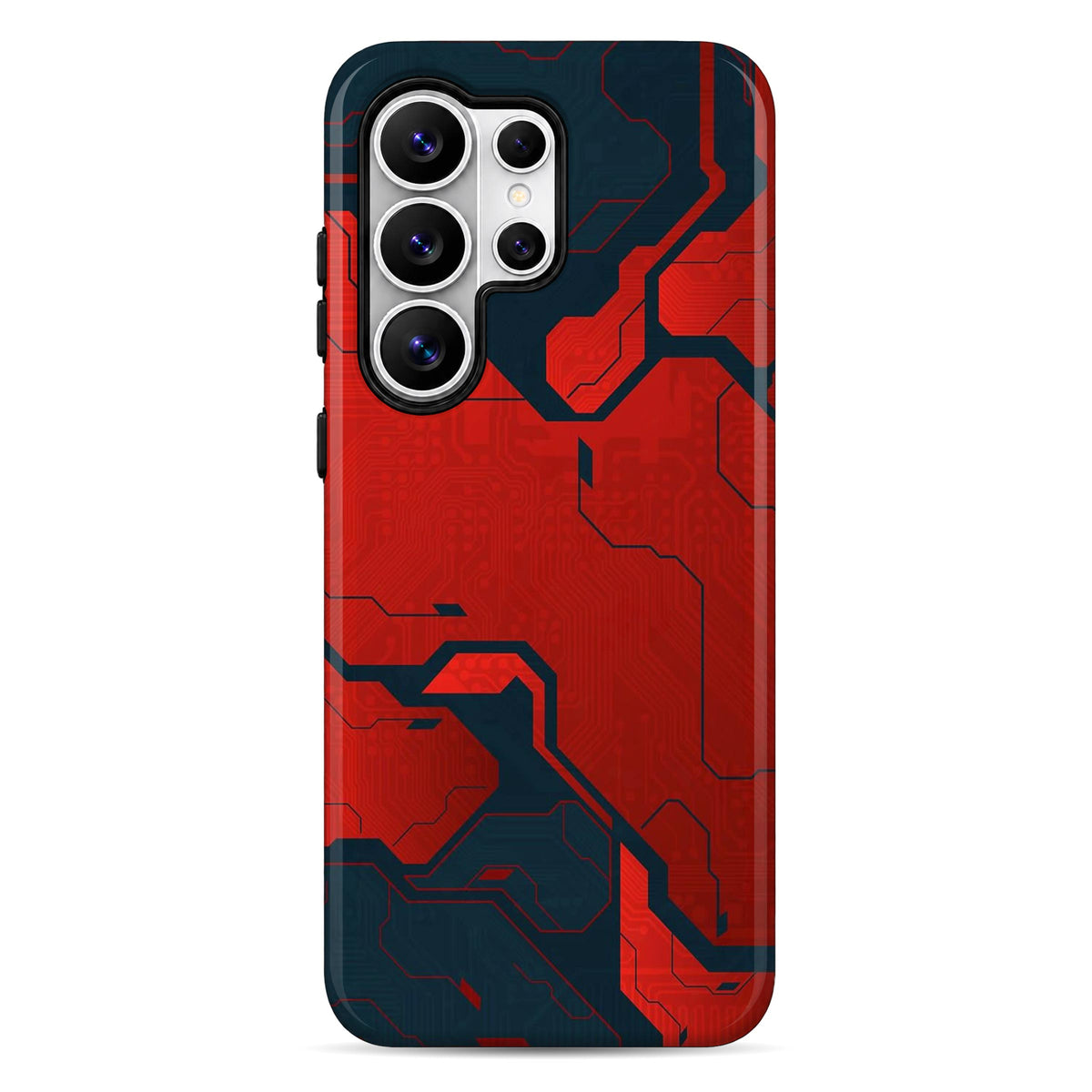 deep red | WrapCart Armor Double Layer Shockproof Glossy Phone Case Main image