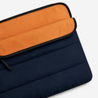 Blue Carbon Exclusive Laptop Sleeve With Charger Pouch - 15 Inch