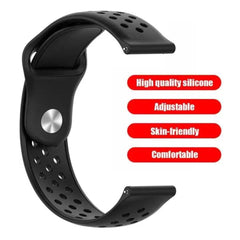 Sports Black Strap - Samsung/Noise/Boat/Realme/OnePlus/Other - SELECT MM