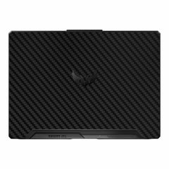 Asus TUF A15 FA506 FA507 FX506 FX507 Laptop Skins & Wraps - WrapCart | Black Carbon Asus TUF A15 FA506 FA507 FX506 FX507 Laptop Skin