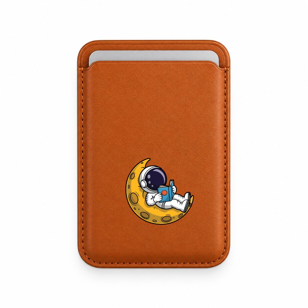 Magnetic Printed MagSafe Astro Kid Wallet