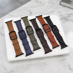 Apple watch Grey Weave Leather Strap