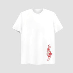 Snake Embroidered Oversize T Shirt