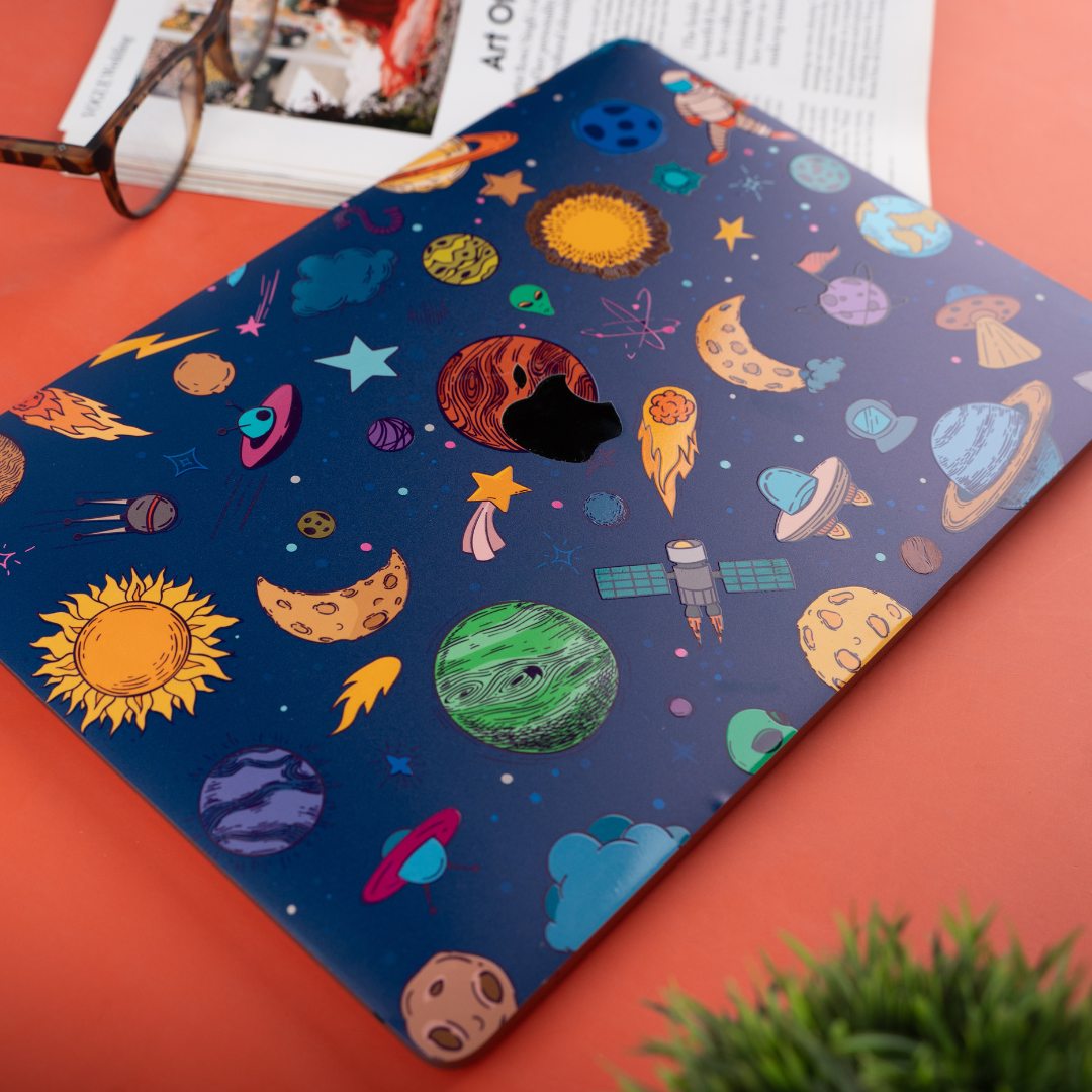 Blue Space 3D Laptop Skins Secondary image