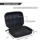 Portable Tech Organizer for Electronic Accessories, Travel Gadgets & More