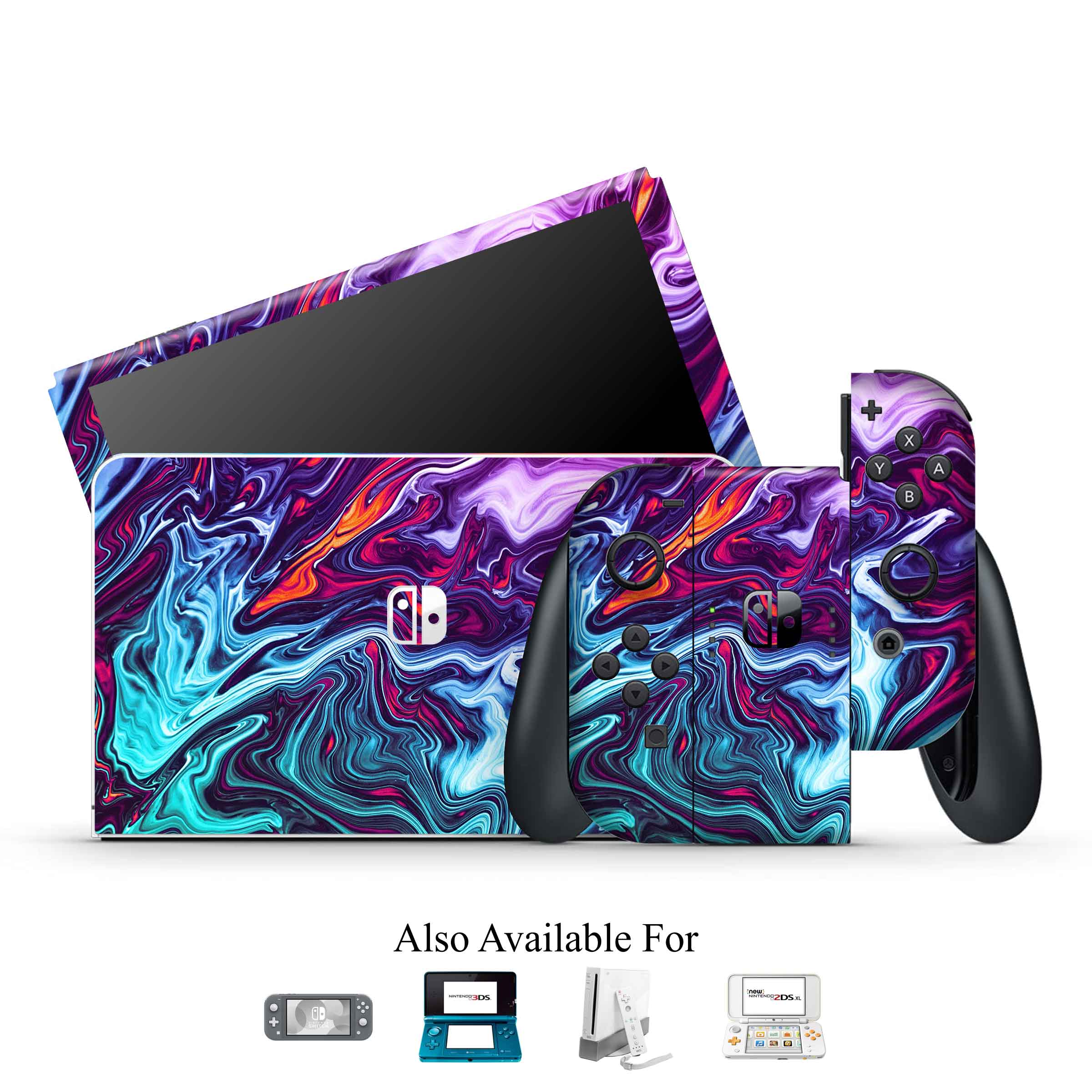 Liquid Pattern Nintendo Skin Main image