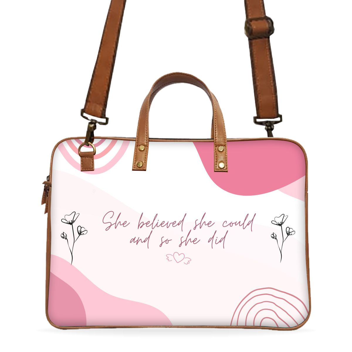 So She Did Deluxe Laptop Bag Main image