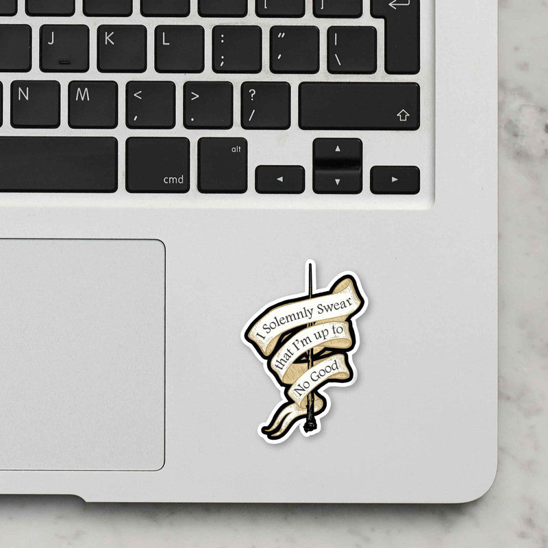 I Swear Laptop Sticker Main image
