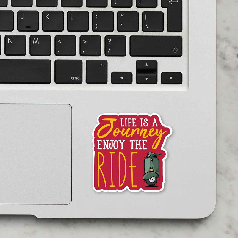 Life is A Journey Laptop Sticker Main image