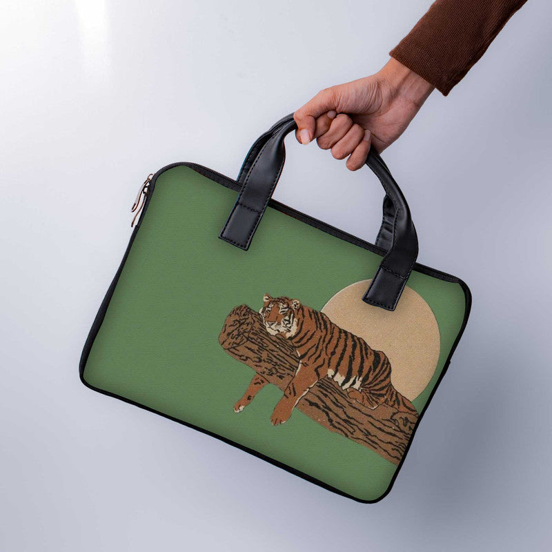Busy Sleeping Laptop Sleeve With Handle - WrapCart Main image