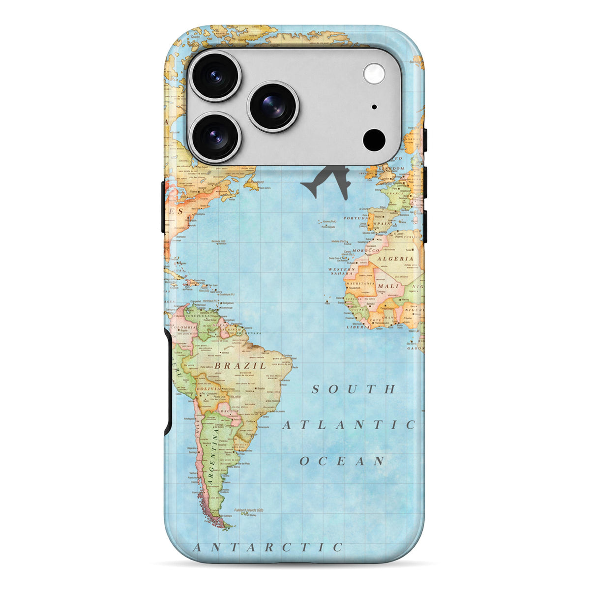 Map 3 | WrapCart Armor Double Layer Shockproof Glossy Phone Case Main image