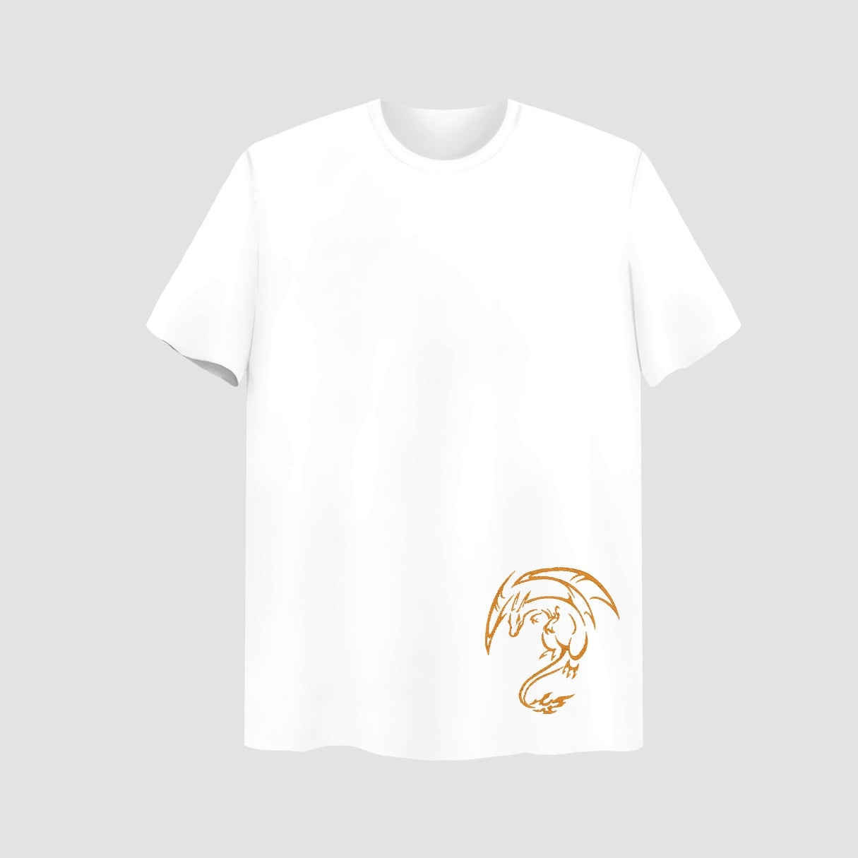Charizard Embroidered White Oversize T Shirt Main image