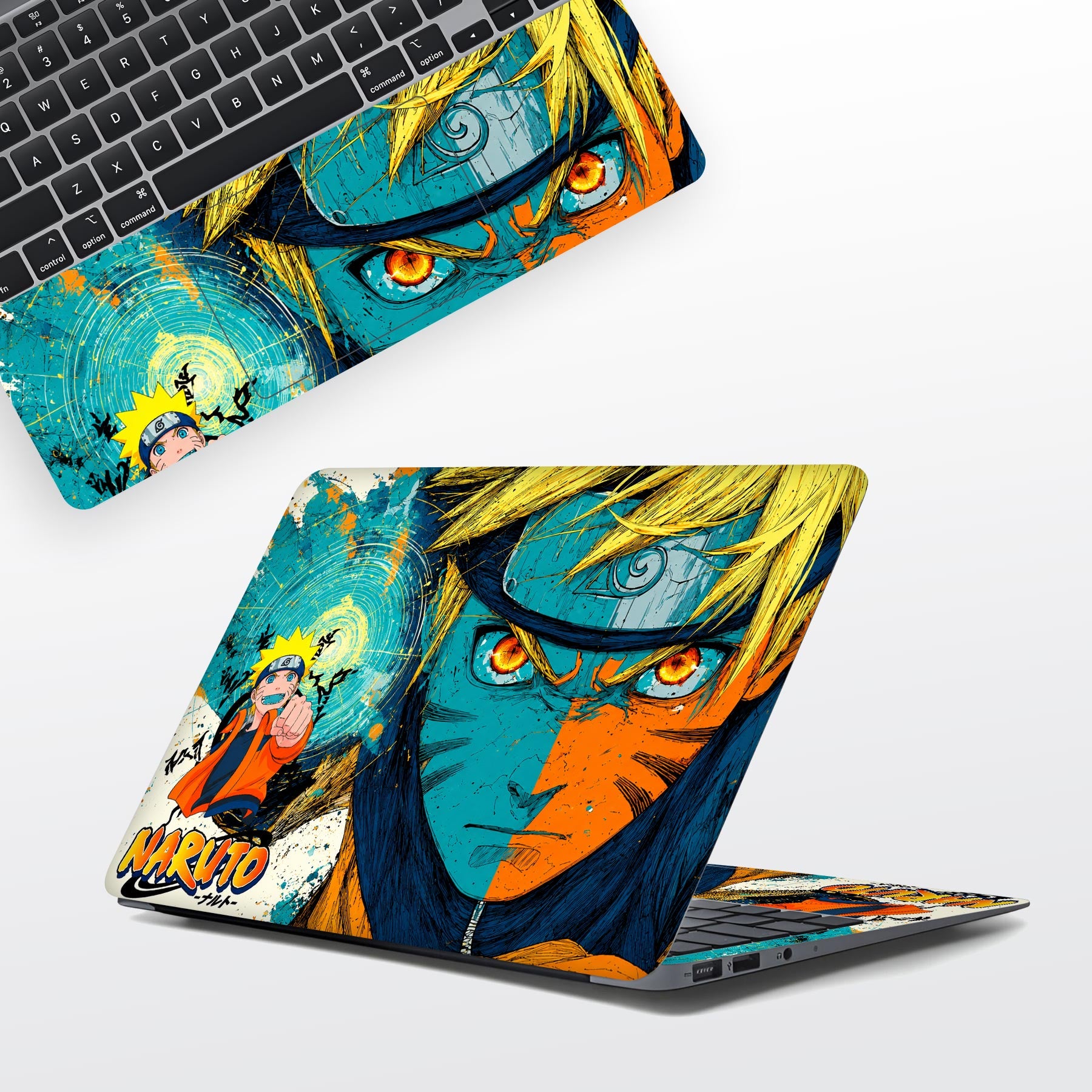 Kurama Split Face Laptop Skin