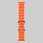 Metal & Silicon Apple Watch Strap 44 45 46 49 MM For iwatch