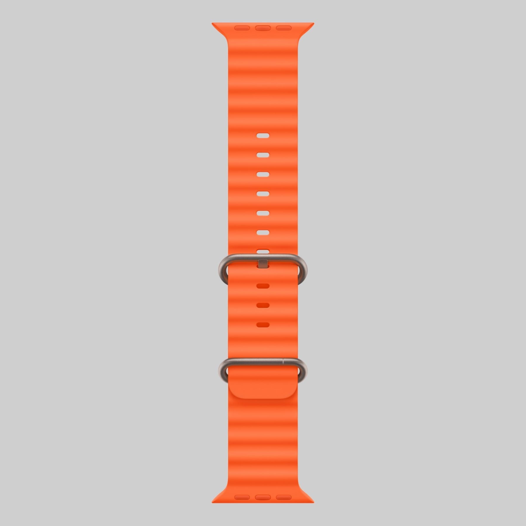 Metal & Silicon Apple Watch Strap 44 45 46 49 MM For iwatch