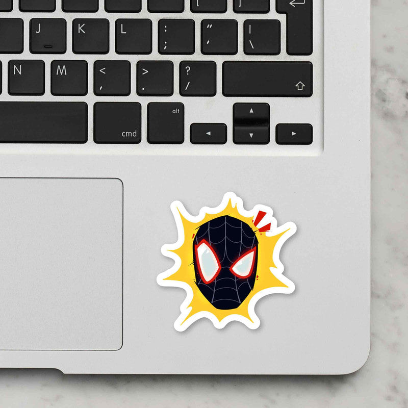 Black Spidy Laptop Sticker