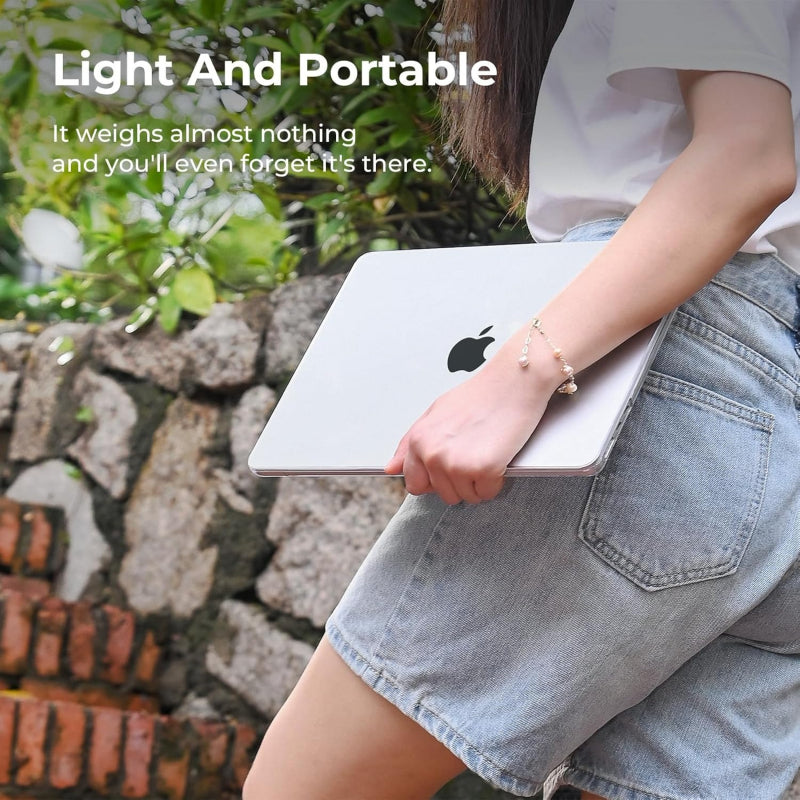 Protective Hand Shell MacBook Protective Hard-shell Transparent Crystal Clear - Anti Yellow ...