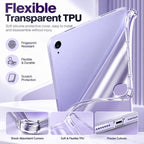 Silicon Case for iPad Pro & Air - TPU Soft  & Slim Clear Shell