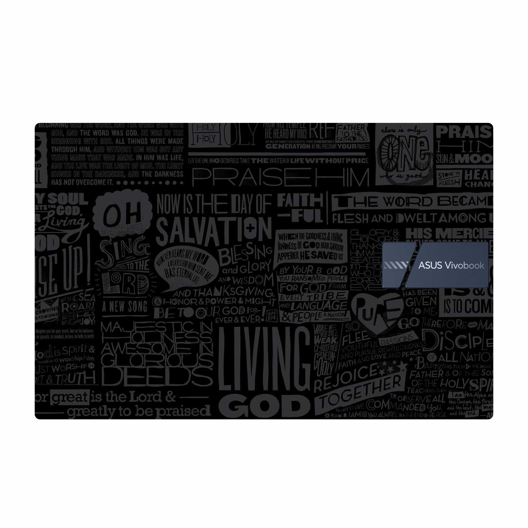 Asus Vivobook 15 X1504ZA X1502ZA Laptop Skins & Wraps - WrapCart | Black Glory Asus Vivobook 15 X1504ZA X1502ZA Laptop Skin Main image