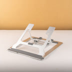 Aluminum Adjustable Height Foldable Laptop Stand - Compatible Up-to 17” Laptops