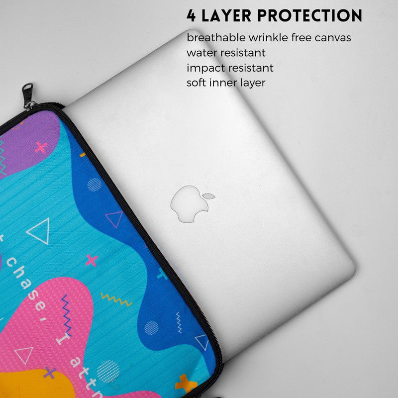 Cute Cat Custom Name Laptop Sleeve With Charm Secondary image