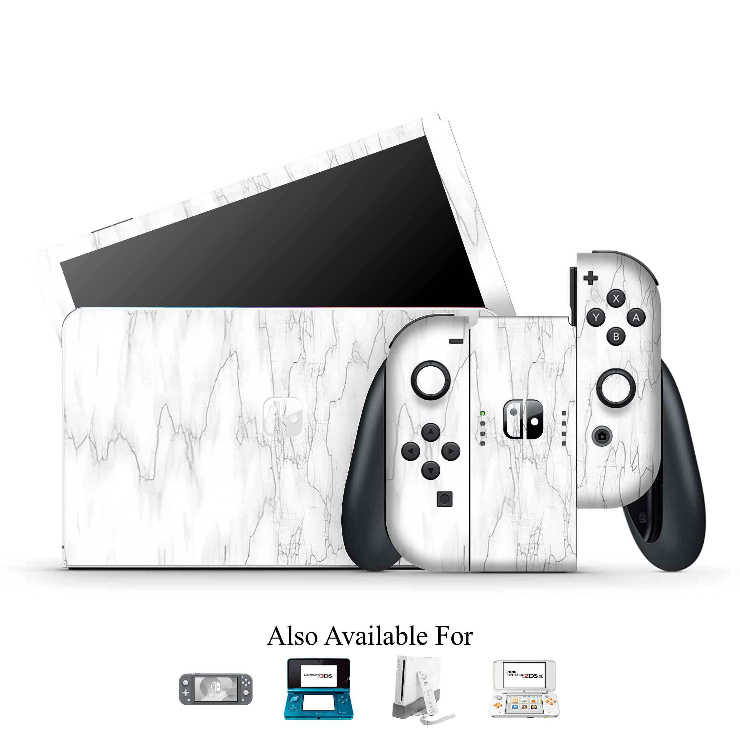 Snowy Marble Nintendo Skin Main image