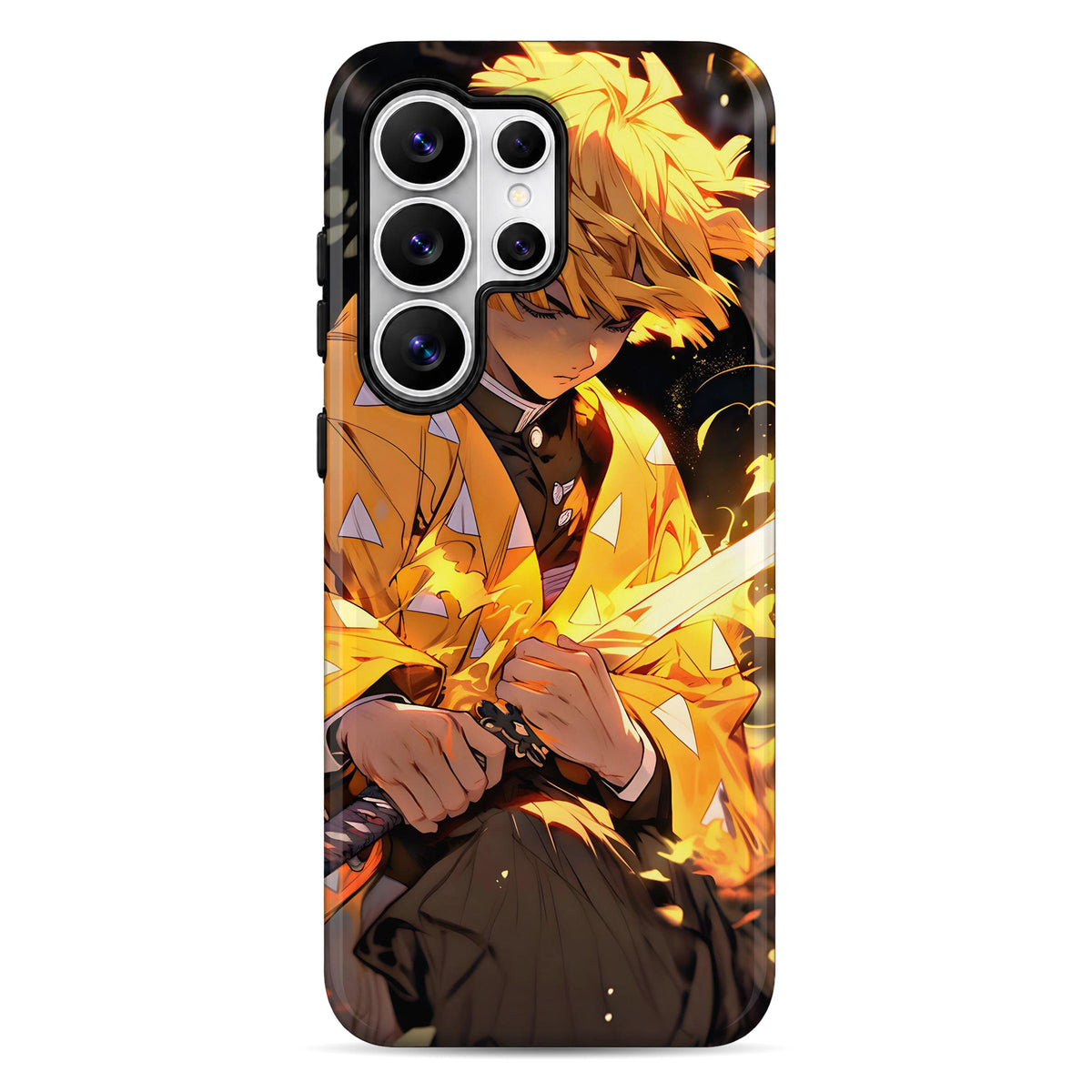 Zenitsu Fan Art | WrapCart Armor Double Layer Shockproof Glossy Phone Case Main image