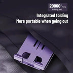 Aluminum Phone Stand 360° Rotatable and Foldable Cell Phone Holder - Grey