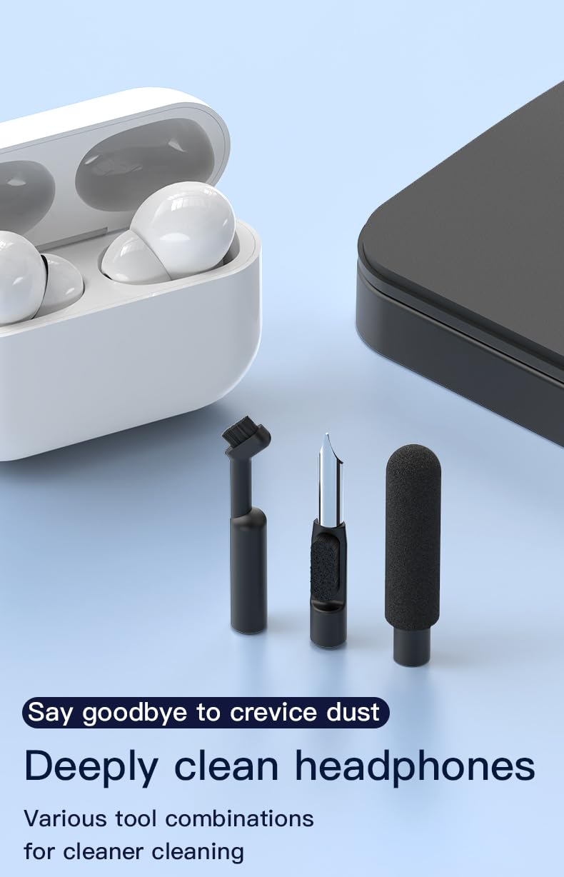 Ergonomic Keyboard Wrist Rest with 22-in-1 Cleaning Kit & Springy Sponge Support for Work and Gaming